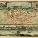 French map of Warsaw, 1705