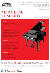 POZNAJ MUZYKĘ ROMANTYZMU! - NIEDZIELNE KONCERTY W MUZEUM ŁAZIENKI KRÓLEWSKIE